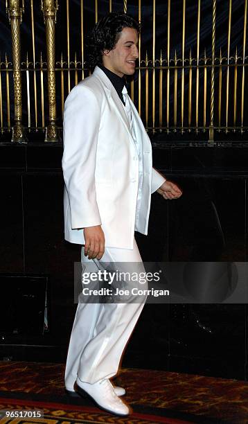 New York Rangers rookie defenseman Michael Del Zotto attends casino night to benefit the Garden Of Dreams Foundation at Gotham Hall on February 8,...