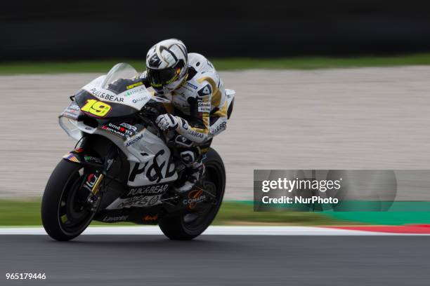 Alvaro Bautista of Pull&amp;Bear Aspar Team during the Free Practice 1 of the Oakley Grand Prix of Italy, at International Circuit of Mugello, on...