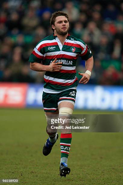 Dan Hemmingway of Northampton Saints during the LV Anglo Welsh Cup match between Northampton Saints and Leicester Tigers at the Sixfields Stadium, on...