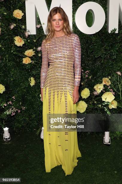 Constance Jablonski attends the 2018 Party in the Garden at Museum of Modern Art on May 31, 2018 in New York City.