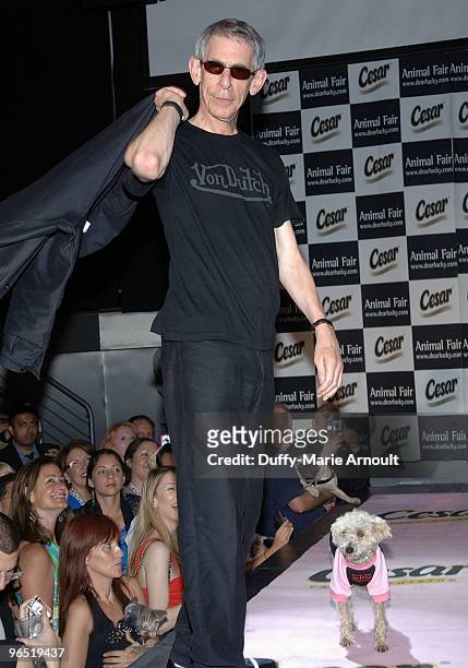 Actor Richard Belzer attends Animal Fair Magazine's 9th annual "Paws for Style" at Arena on July 15, 2008 in New York City.