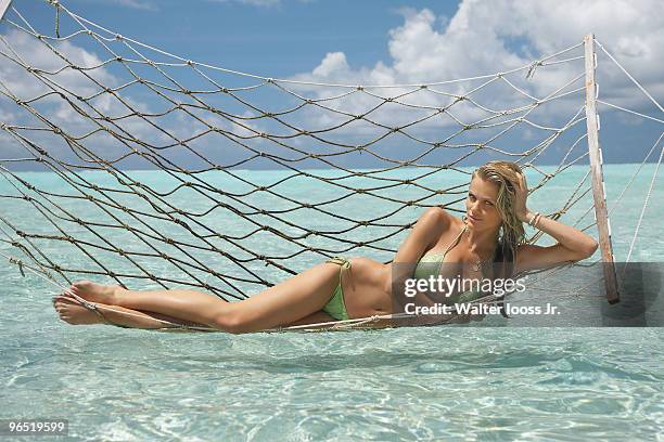 Swimsuit Issue 2010: Model Brooklyn Decker poses for the 2010 Sports Illustrated swimsuit issue on August 1, 2009 in the Maldives. PUBLISHED IMAGE....