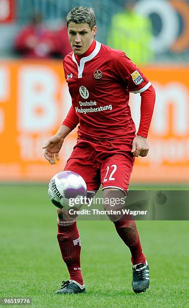 Ivo Ilicevic of Kaiserslautern runs with the ball during the Second Bundesliga match between 1.FC Kaiserslautern and SC Paderborn at Fritz- Walter...