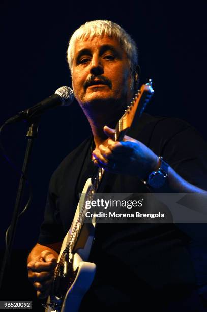 Pino Daniele performs at Palasharp on September 21, 2008 in Milan, Italy.