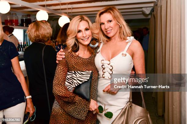 Randi Schatz and Ramona Singer attend AVENUE on the Beach Celebrates Sailor Brinkley Cook And Our May/June Issue at Calissa on May 22, 2018 in Water...