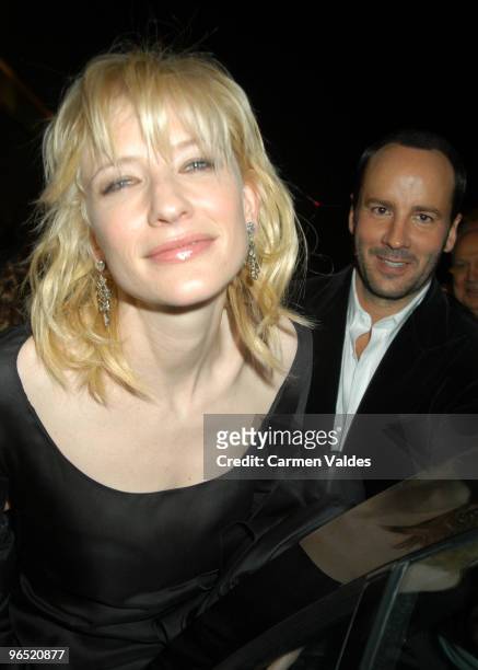 Tom Ford and Cate Blanchett
