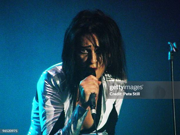 Siouxsie Sioux performs on stage at The O2 Wireless Festival in Hyde Park on July 4th, 2008 in London, United Kingdom.