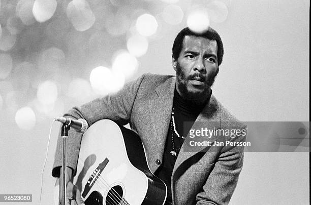 Richie Havens performs live on a TV Special in Copenhagen, Denmark in June 1969