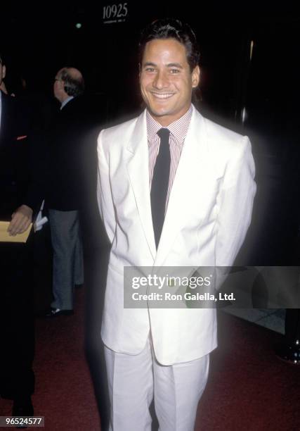 Athlete Greg Louganis attends the "Imagine" Westwood Premiere on October 3, 1988 at Mann National Theatre in Westwood, California.