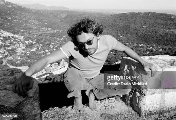 Michael Hutchence, lead singer of the Australian rock band INXS, photographed near his villa in Nice, France in 1994. Michael Hutchence died in...