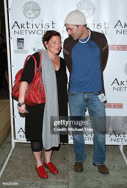 Mindy Cohn and James Haven