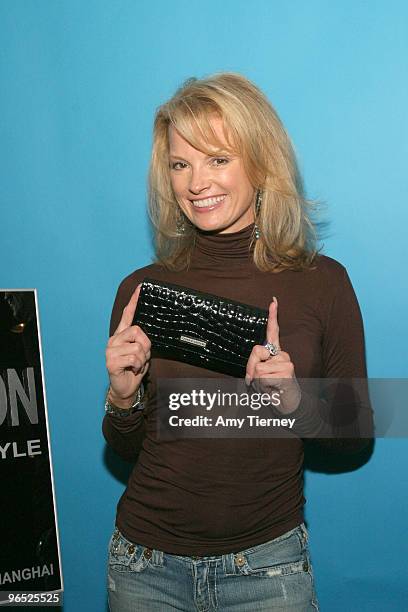 Kim Morgan Greene with Charlie Lapson wallet