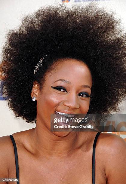 Actress Monique Coleman arrives at the 2009 MTV Movie Awards held at the Gibson Amphitheatre on May 31, 2009 in Universal City, California.