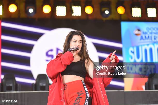 Halsey performs live on "Good Morning America," as part of the GMA Summer Concert series on Friday, June 1, 2018 airing on the Walt Disney Television...