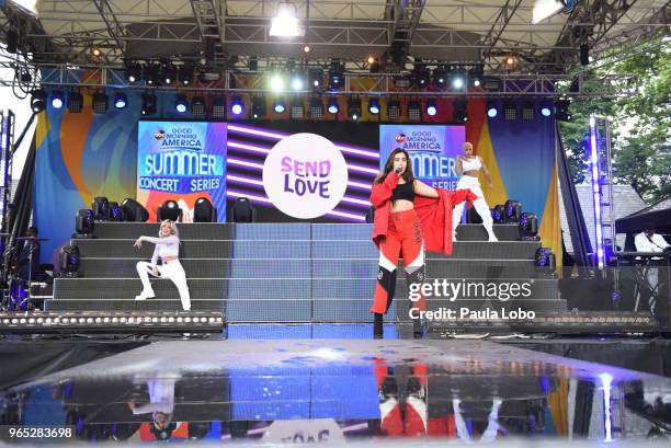 Halsey performs live on "Good Morning America," as part of the GMA Summer Concert series on Friday, June 1, 2018 airing on the Walt Disney Television...