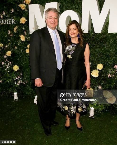Leon Black and Debra Black attend the 2018 MoMA Party In The Garden at Museum of Modern Art on May 31, 2018 in New York City.