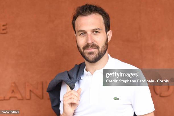 Actor Antoine Gouy attends the 2018 French Open - Day Six at Roland Garros on June 1, 2018 in Paris, France.