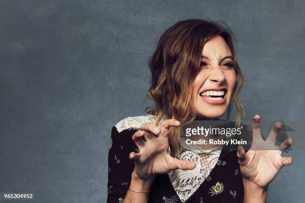 Actress Aly Michalka from CW's 'iZombie' poses for a portrait during Comic-Con 2017 at Hard Rock Hotel San Diego on July 21, 2017 in San Diego,...