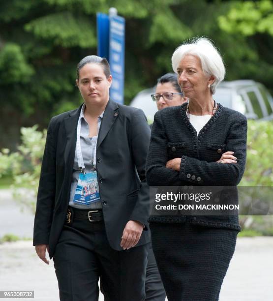 Christine Lagarde, Managing Director of the International Monetary Fund attends the opening of the G7 Finance Ministers and Central Bank Governors...
