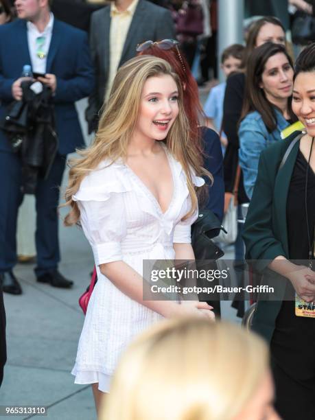 Eleanor Worthington-Cox is seen on May 31, 2018 in Los Angeles, California.