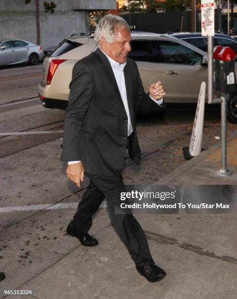 Leslie Moonves is seen on May 31, 2018 in Los Angeles, California.