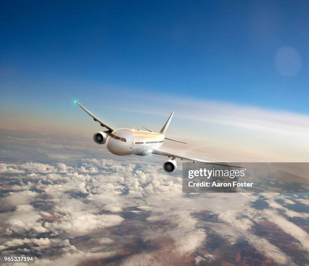 gerneric aircraft in flight - aircraft planes aaron foster stock pictures, royalty-free photos & images