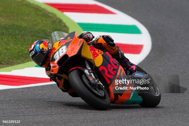 Bradley Smith of Red Bull KTM Factory Racing during the Free Practice 2 of the Oakley Grand Prix of Italy, at International Circuit of Mugello, on...