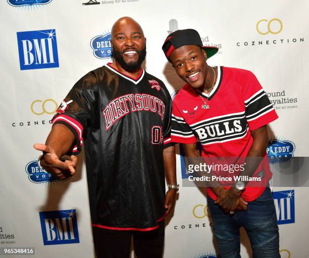 Ryan Cameron and DC Young Fly attend the 2018 BMI Know Them Now Experience at Buckhead Theatre on May 31, 2018 in Atlanta, Georgia.