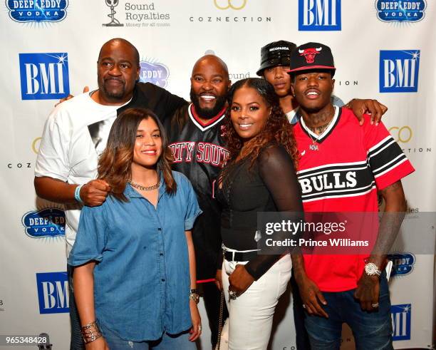 Marche Butler, Jerry Clark, Ryan Cameron, Catherine Brewton, DC Young Fly and Prince Charlez attend 2018 BMI Know Them Now Experience at Buckhead...