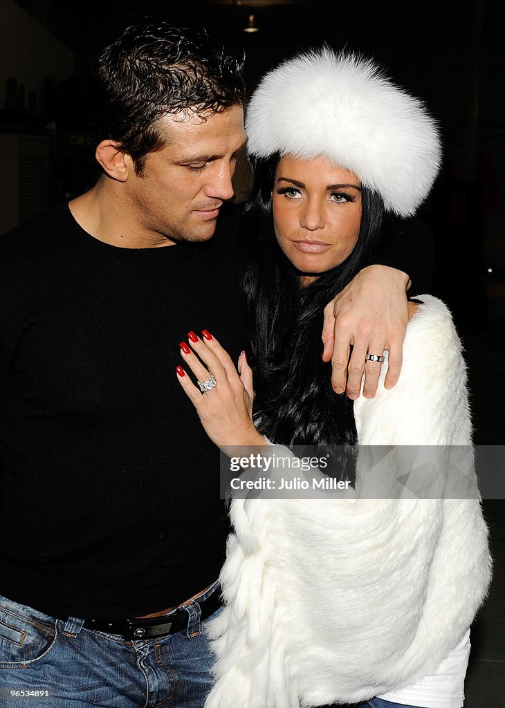 Katie Price And Alex Reid Sighting In Las Vegas - February 4, 2009