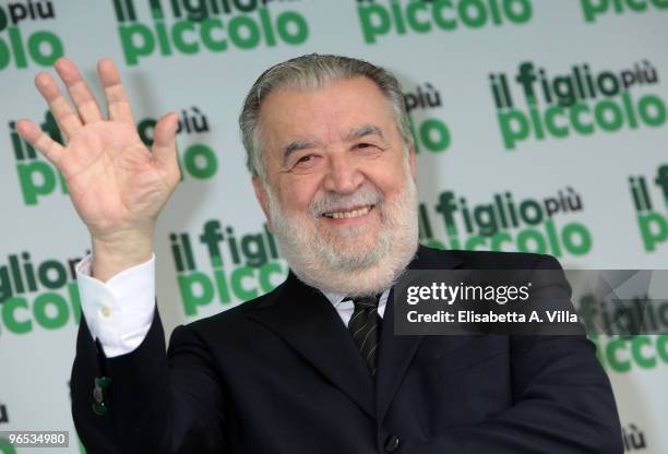 Italian director Pupi Avati attends "Il Figlio Piu Piccolo" photocall at Embassy Cinema on February 9, 2010 in Rome, Italy.