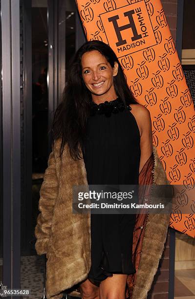 Emma Snowdon-Jones attends the opening of the first Hermes Men's Store on Madison Avenue on February 9, 2010 in New York City.