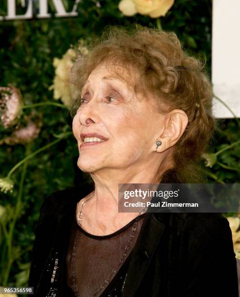 Carolee Schneemann attends the 2018 MoMA Party In The Garden at Museum of Modern Art on May 31, 2018 in New York City.