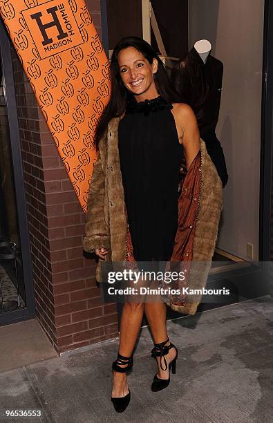 Emma Snowdon-Jones attends the opening of the first Hermes Men's Store on Madison Avenue on February 9, 2010 in New York City.