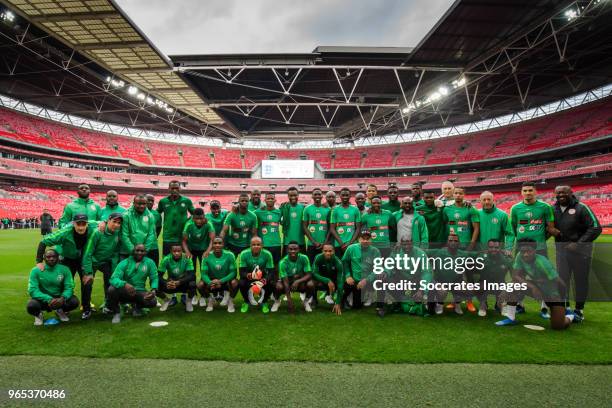 Simeon Nwankwo of Nigeria, Daniel Akpeyi of Nigeria, Ola Aina of Nigeria, Elderson Echiejile of Nigeria, Kenneth Omeruo of Nigeria, William Troost...