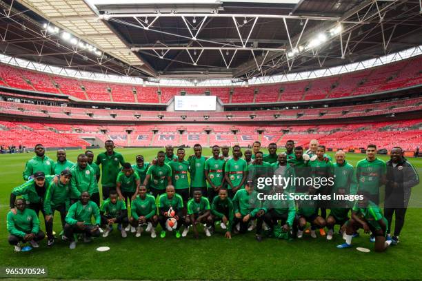 Simeon Nwankwo of Nigeria, Daniel Akpeyi of Nigeria, Ola Aina of Nigeria, Elderson Echiejile of Nigeria, Kenneth Omeruo of Nigeria, William Troost...