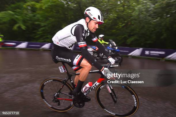 Tom Dumoulin of The Netherlands and Team Sunweb / during the 3rd Velon Hammer Series 2018, Stage 1 a 77km race from Vaals to Drielandenpunt 327m /...