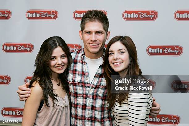 January 11, 2010 - Danielle Campbell and Maggie Castle, stars of the upcoming Disney Channel Original Movie "StarStruck," visited the Radio Disney...