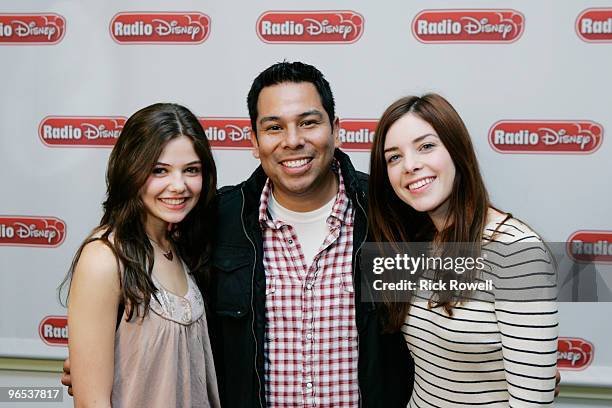 January 11, 2010 - Danielle Campbell and Maggie Castle, stars of the upcoming Disney Channel Original Movie "StarStruck," visited the Radio Disney...