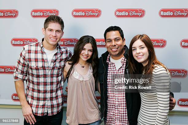 January 11, 2010 - Danielle Campbell and Maggie Castle, stars of the upcoming Disney Channel Original Movie "StarStruck," visited the Radio Disney...