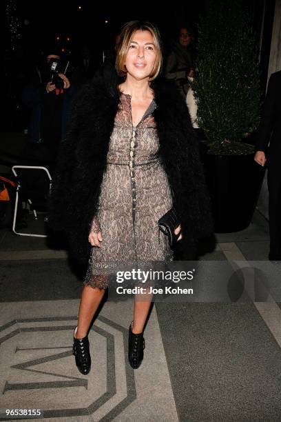 Personality Nina Garcia attends the Chanel Rouge Coco Dinner at The Mark Hotel on February 9, 2010 in New York City.