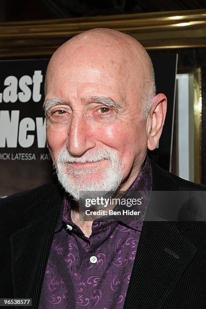 Actor Dominic Chianese attends "The Last New Yorker" New York premiere after party at the New York Friars Club on February 9, 2010 in New York City.