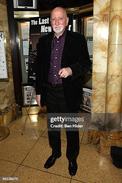 Actor Dominic Chianese attends "The Last New Yorker" New York premiere after party at the New York Friars Club on February 9, 2010 in New York City.