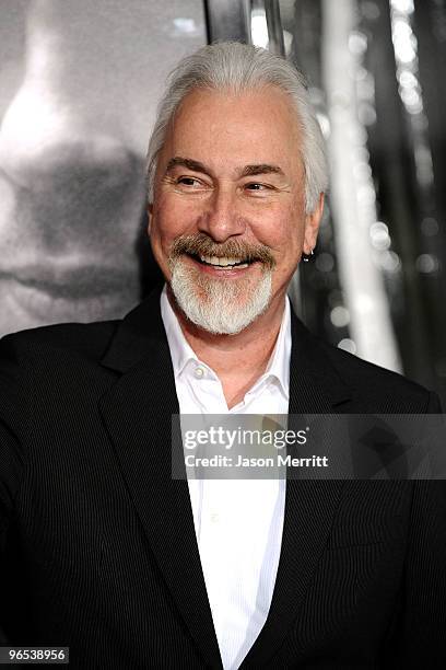 Creature designer Rick Baker arrives at the Los Angeles premiere of "The Wolfman" at ArcLight Cinemas on February 9, 2010 in Hollywood, California.