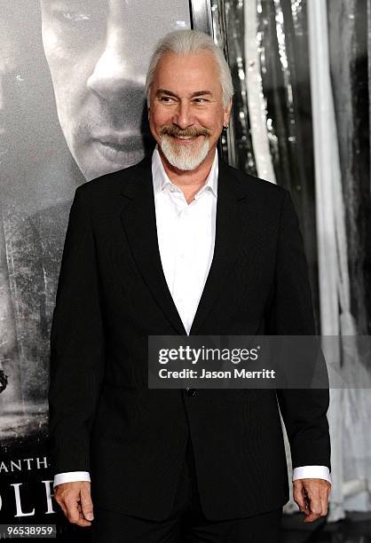 Creature designer Rick Baker arrives at the Los Angeles premiere of "The Wolfman" at ArcLight Cinemas on February 9, 2010 in Hollywood, California.
