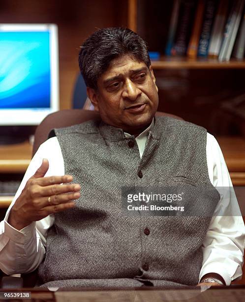 Sundareshan, secretary of India's Ministry of Petroleum and Natural Gas, speaks during an interview in New Delhi, India, on Tuesday, Feb. 9, 2010....