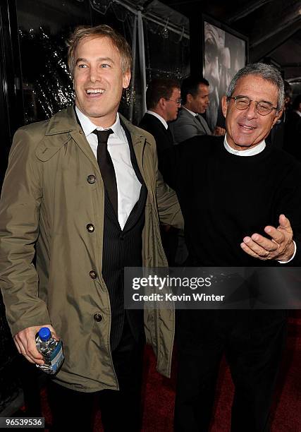 Producer Rick Yorn and Universal Studios' President & COO Ron Meyer arrive at the Los Angeles premiere of "The Wolfman" at ArcLight Cinemas on...