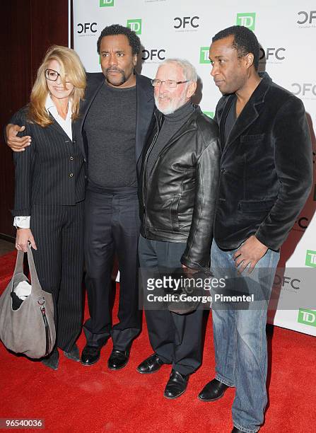 Lynn St. David, Director Lee Daniels, director/CFC Founder Norman Jewison and Canadian filmmaker Clement Virgo attend The Canadian Film Centre's...