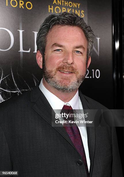 Screenwriter David Self arrives at the Los Angeles premiere of "The Wolfman" at ArcLight Cinemas on February 9, 2010 in Hollywood, California.