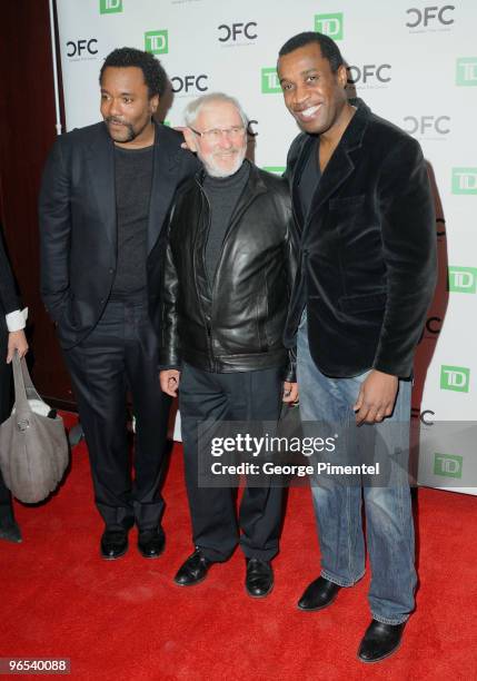 Director Lee Daniels, director/CFC Founder Norman Jewison and Canadian filmmaker Clement Virgo attend The Canadian Film Centre's Salute To Black...